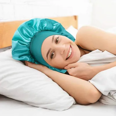 Makeup & Sleeping Hair Cap For Woman